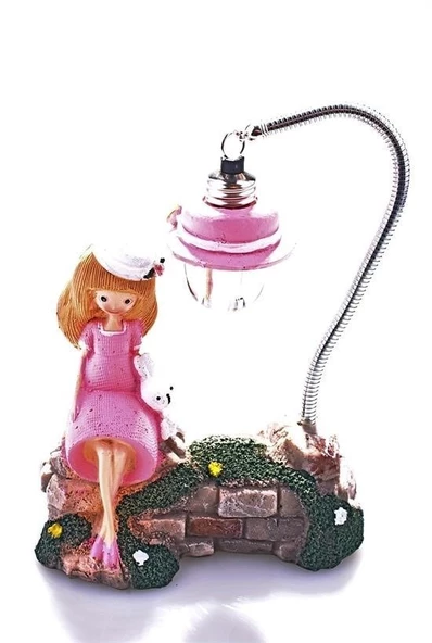 Woody Sofia Kaya Üzerine Oturan Kız Biblo C - 2