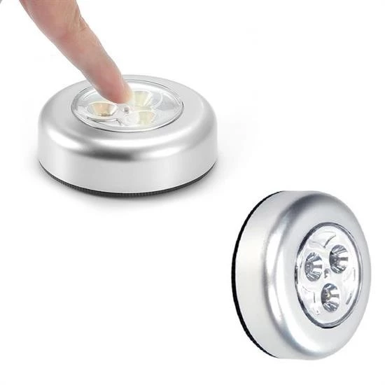 Woody Sofia Kablosuz Spot Pilli Dokunmatik Led Lamba 3 Ledli Dolap Lambası - 6