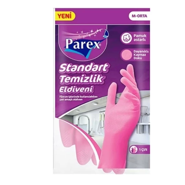 Parex Standart Eldi̇ven Orta Boy  Paket (3 Adet)