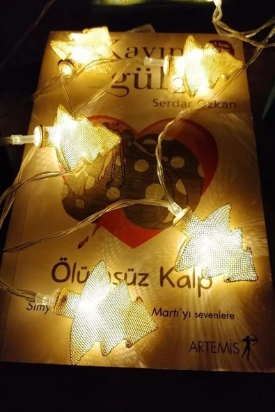 Woody Sofia Metal Örgülü Çam Ağacı Şeklinde Günışığı Şerit Led Işık Zinciri - 8