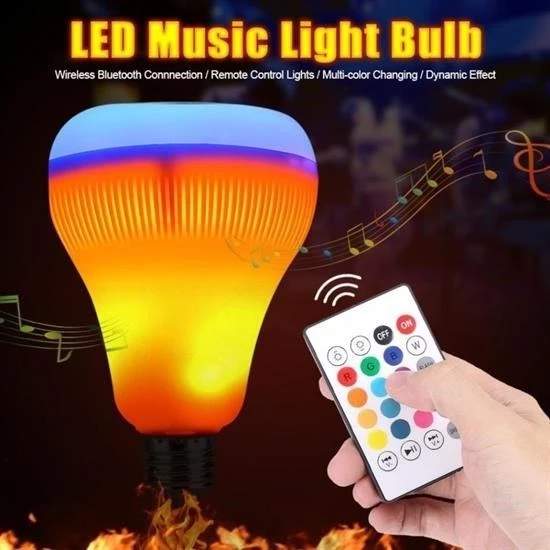 Woody Sofia Kumandalı Bluetooth Hoparlör Ampul LD-37