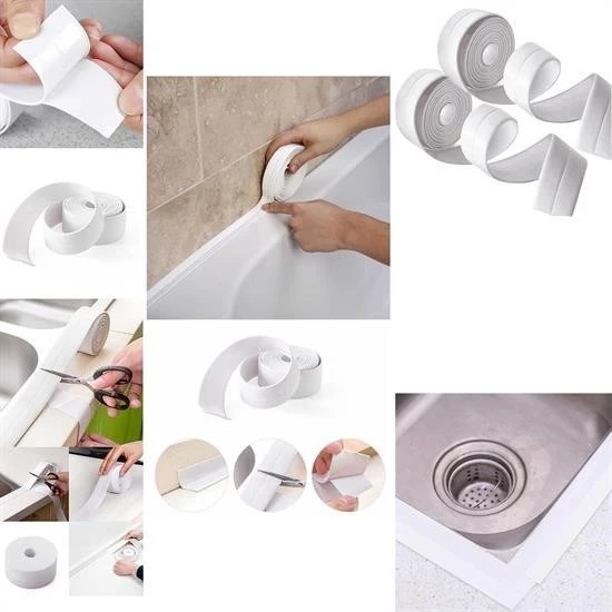 Woody Sofia Su Sızdırmaz  Banyo Mutfak Lavabo Küvet İzolasyon Şerit Bant - 8