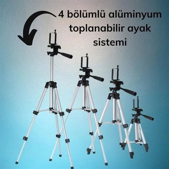 Woody Sofia Profesyonel Fotoğraf Makinası Tripodu - 8