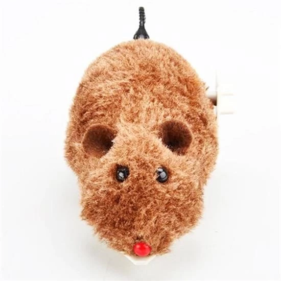 Woody Sofia Kurmalı Kedi Eğitim Oyuncağı Tüylü Peluş Fare Yakalama İnteraktif Sevimli Eğlenceli Oyuncak - 2