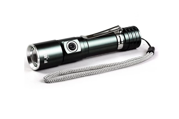 F.B.I F-90 Aluminyum Kaplama Mıknatıslı Şarjlı El Feneri - 1