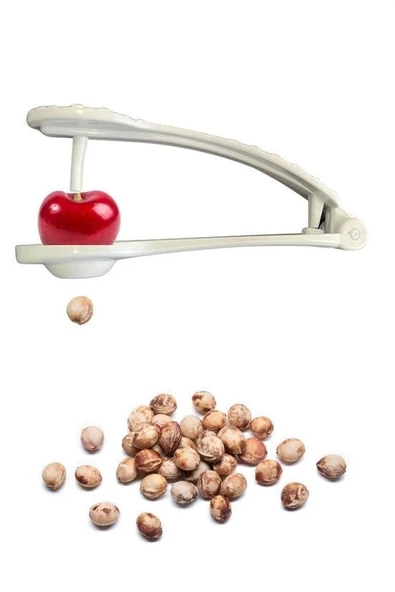 Pratik Kolay Zeytin ve Vişne Çekirdeği Çıkarma Aleti Aparatı - 4