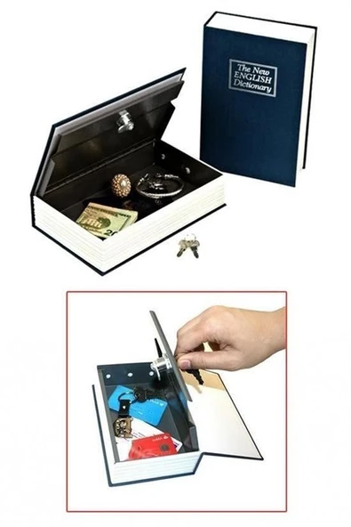 Woody Sofia Kitap Görünümlü Gizli Kasa - 8