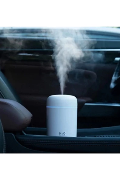 H2o 300 Ml Ulrasonik Hava Nemlendirici Ve Aroma Difüzörü Taşınabilir Buhar Makinesi - 2