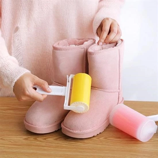 Woody Sofia Yeni Nesil Yıkanabilir Pratik Tüy ve Toz Toplama  Rulosu Aparatı - 4