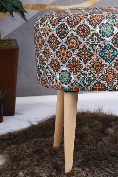 Moda Home Bedding Armonia Puf Turuncu - 8