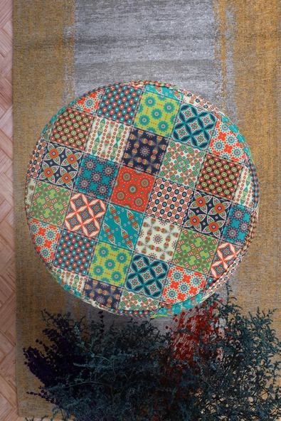 Moda Home Bedding Armonia Puf Yeşil - 5