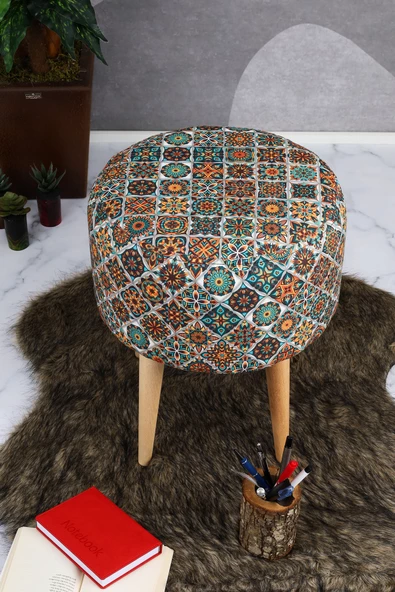 Moda Home Bedding Armonia Puf Turuncu - 9