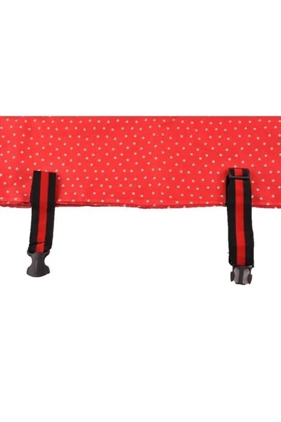 Woody Sofia Kullanışlı Kemerli Yıldız Desenli Bebek Emzirme Önlüğü Örtüsü - 4