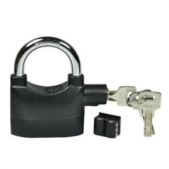 Woody Sofia Desibel Siyah Alarmlı Çok Fonksiyonlu Ekstra Güvenlikli Kare Asma Dolap Kilidi - 4