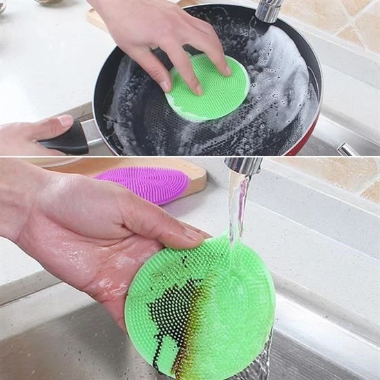 Woody Sofia 2'li Kir Tutmaz Tırtıklı Yüzey Bulaşık Yıkama Pedi - 6