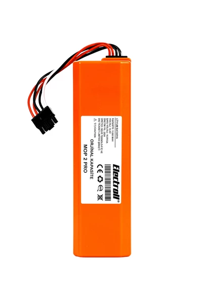 Xiaomi Mop 2 Pro  Batarya MJST1SHW ORJİNAL KAPASİTE) 5200mah Robot Süpürge Batarya - 4