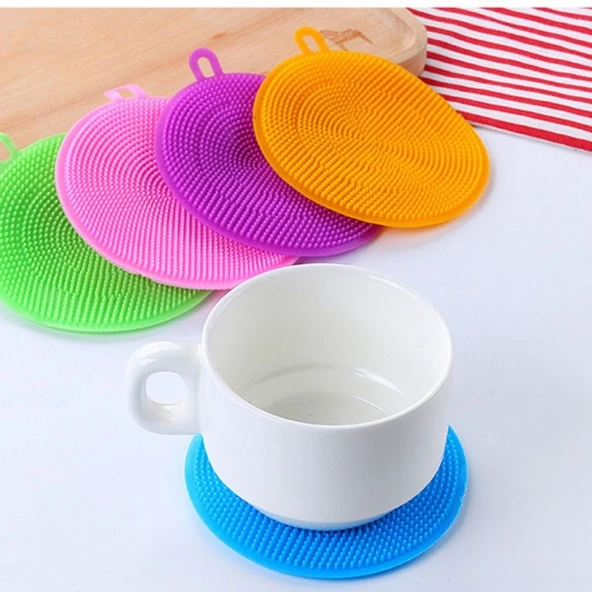 Woody Sofia 2'li Kir Tutmaz Tırtıklı Yüzey Bulaşık Yıkama Pedi - 12