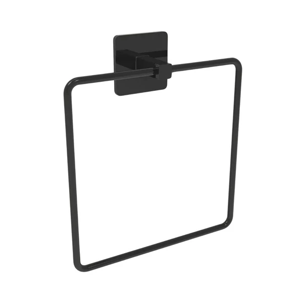 Woody Sofia Kendiliğinden Yapışkanlı Siyah Paslanmaz Metal Kare Havluluk - 5