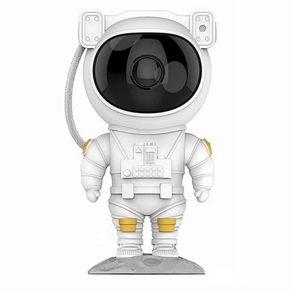 Woody Sofia Uzaktan Kumandalı ve Zamanlayıcılı Farklı Renk Işık Modlu Astronot Projektör Gece Lambası - 2