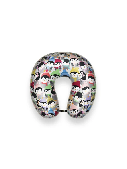 Moda Home Bedding Visco Ortopedik Seyahat Yastığı - Visco Yastık, Çıkarılabilir Kılıf, Penguin Yastık - 2