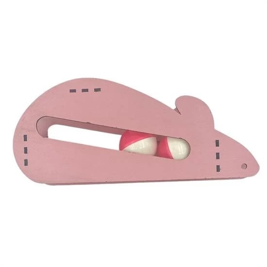 Woody Sofia Fare Kedi Oyunu Ahşap 2 Toplu Kedi Oyuncağı Tahta Kedi Oyunu Tahta Fare Ve Toplu Oyuncak - 4