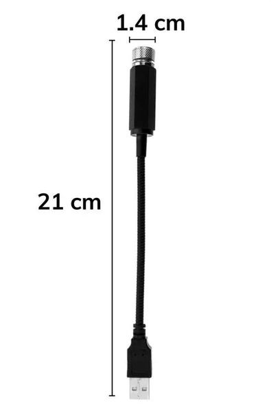 Woody Sofia Kırmızı Ayak Altı Tavan Led Araç içi Aydınlatma Oto Araba İç Disko Ayarlanır USB Lamba Işık - 8