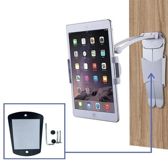 Woody Sofia 360 Derece Dönebilen Mutfak Masaüstü Telefon Tablet Tutucu Ayarlanabilir Esnek Ayaklı Metal - 6