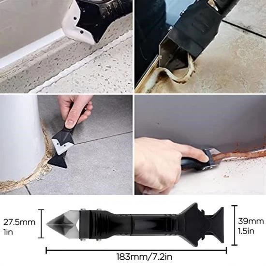 Woody Sofia  3 ü 1 Arada Fayans Derz Silikon Kazıyıcı Sıyırıcı Ve Uygulayıcı Aparat - 7