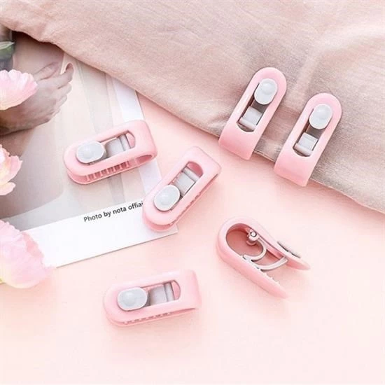 Woody Sofia 4 Adet İğnesiz Yorgan Çarşaf Ve Perde Tutucu Sabitleyici Kaydırmaz Örtü Düzenleyici Klips - Resim 5