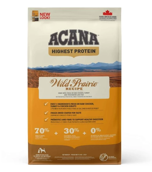 Acana Wild Prairie Köpek Maması 11,4  Kg