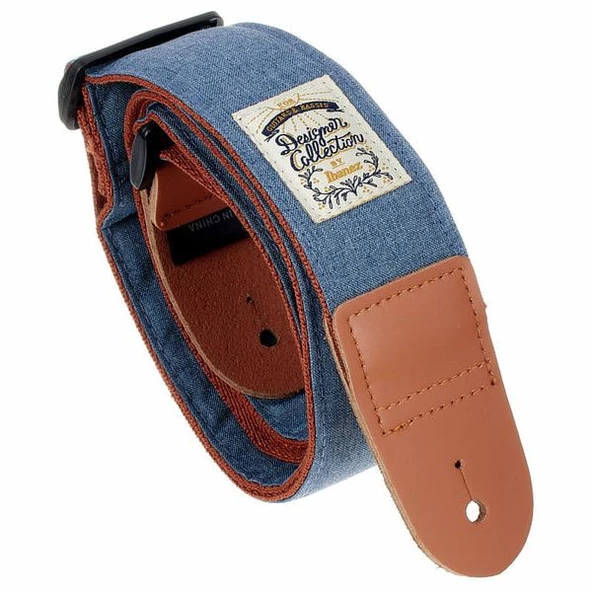 Ibanez DCS50D-LBL Designer Collectible Guitar Straps - Gitar Askısı Light Blue - 3