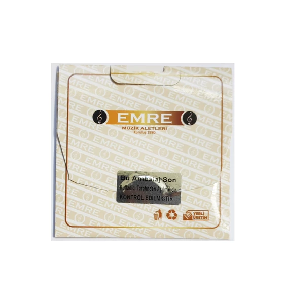 Emre 0.25 Divan Bağlama Teli Bambam lı Takım Tel 025 - 2