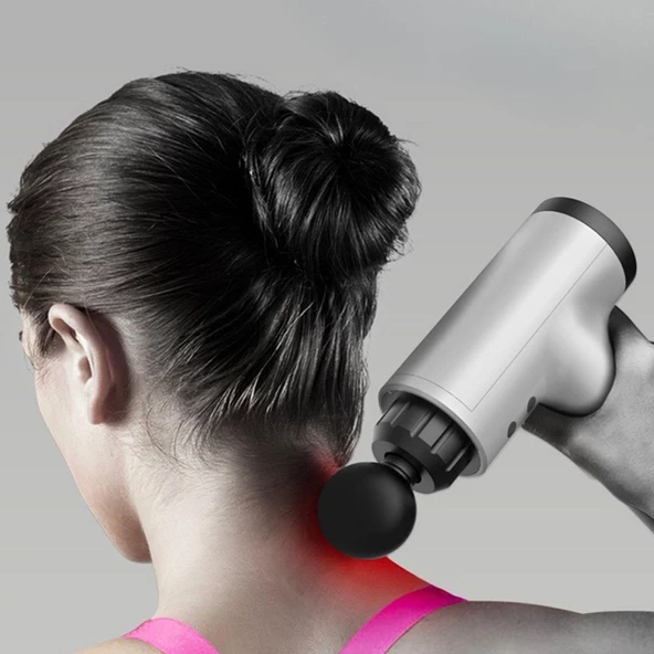 Woody Sofia  6 Farklı Seviyeli Titreşimli 4 Farklı Başlıklı Büyük Boy Masaj Tabancası - 2