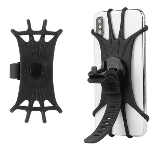 Silikon Esnek Bisiklet Telefon Tutucu - 4