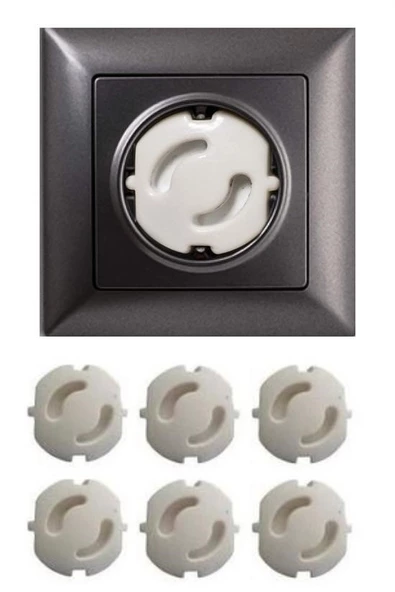 Woody Sofia Bebek Çocuk Priz Koruma Kapağı (6 Adet) Çocuk Güvenliği, Priz Muhafazası, Priz Kapatıcı - 5