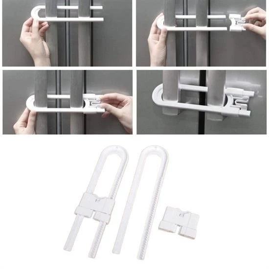 Woody Sofia Bebek Çocuk Çekmece ve Dolap Koruma Raylı Güvenlik Sistemi Emniyet Kilidi - 3