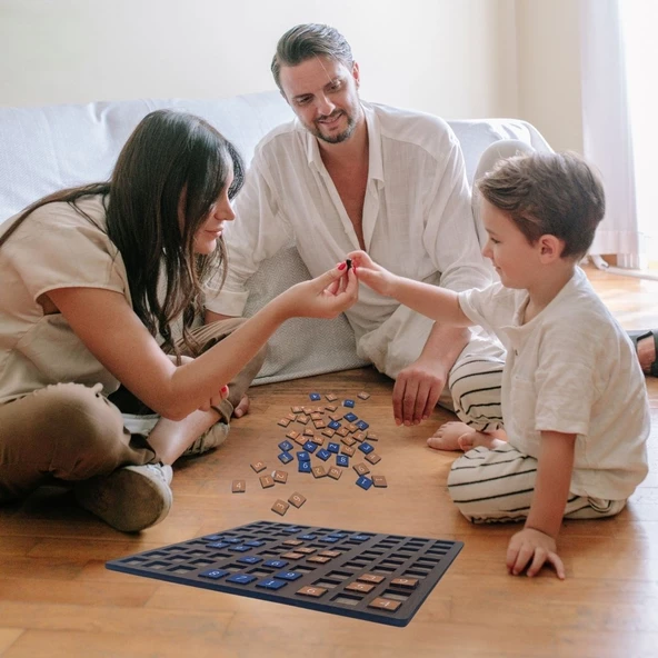 Woody Sofia 9 Bölümlü Ahşap Sudoku Eğitici Oyun Seti - 4