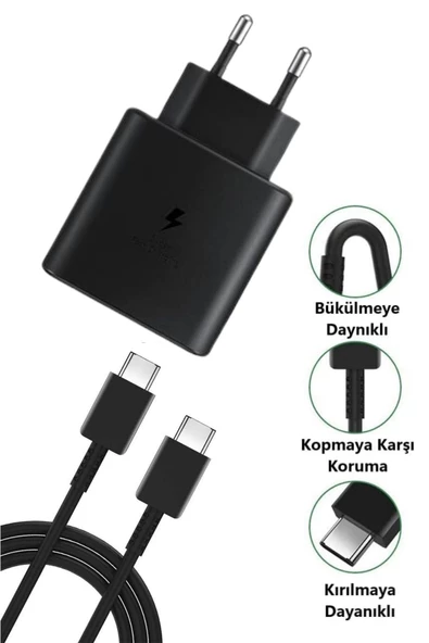 Şarjaleti 65W Hızlı Şarj Edebilen TYPE C uçlu Şarj Aleti - 7