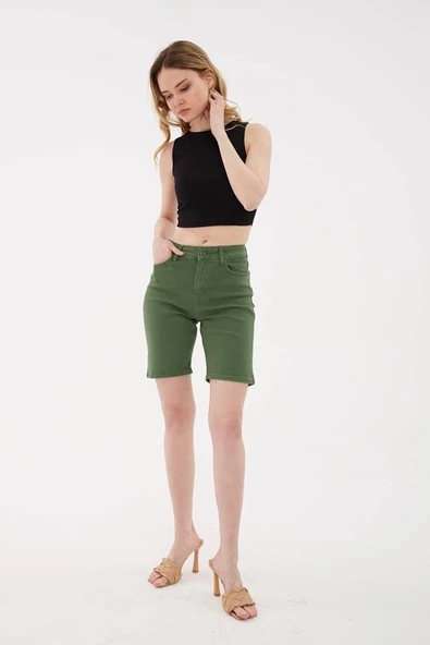FASHION FRIENDS KADIN DENİM ŞORT 23Y-SRT0649K1 - 3