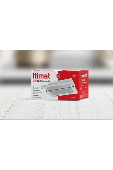 İtimat 9040 Beyaz Çift Motor Sürgülü Aspiratör - 2
