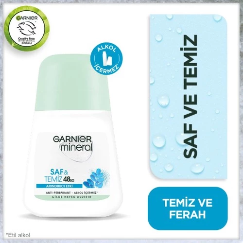 Garnier Mineral Saf Ve Temiz Roll-On Deodorant