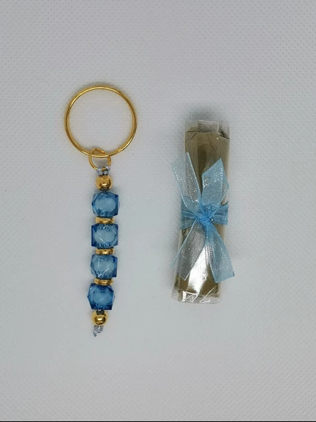 100 Adet Çocuk Görsel Hazır Paketlenmiş Hediyelik Dağıtmalık Sünnet Kınası ve Anahtarlık - Resim 3