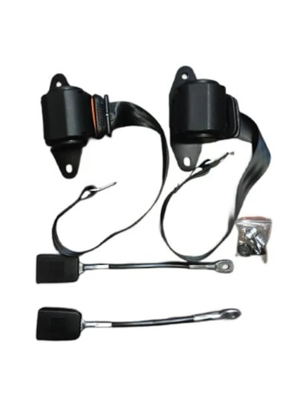 Renault R12 Toros 3 Nokta Otomatik Ön Emniyet Kemeri Takımı