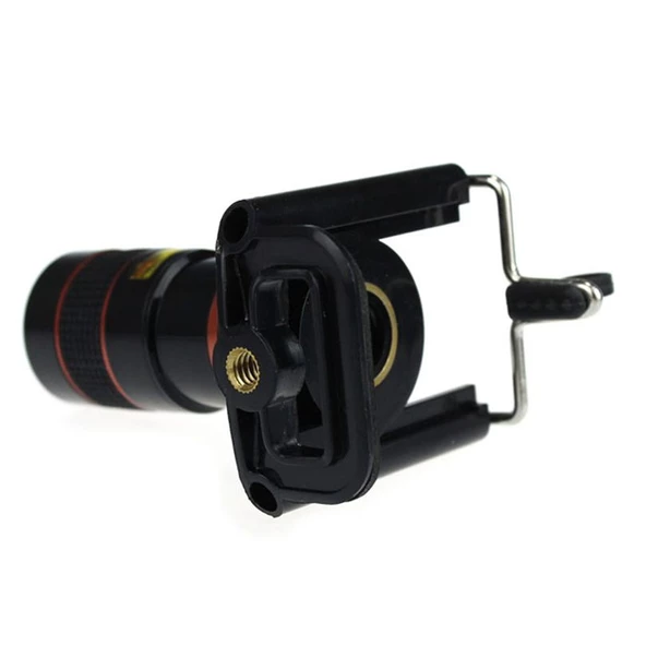 8X18 Zoom Teleskop Telefon Kamera Lensi Mini El Dürbünü - 2