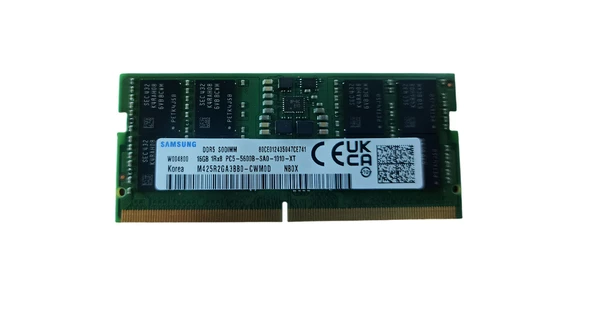 16GB Samsung 5600MHz DDR5 Kutusuz (M425R2GA3BB0-CWM) Notebook Ram