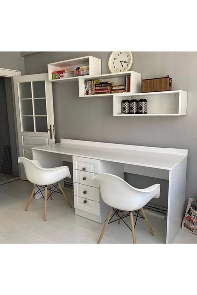 DUOF 160 Cm Çalışma Masası-beyaz 1. Sınıf % 100 Mdf