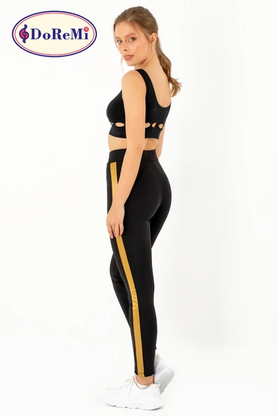 DoReMi Active Sportive Kalın Çizgili Tayt-878 - Resim 12
