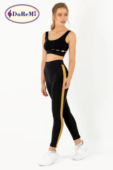 DoReMi Active Sportive Kalın Çizgili Tayt-878 ürün görseli