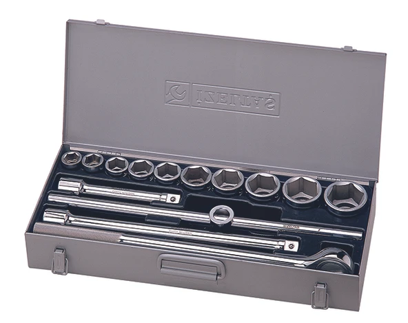 İzeltaş 1119 00 6114 3/4" Lokma Takımı Altı Köşe (14 parça mm)