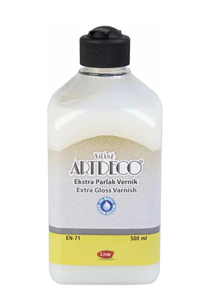 Artdeco Vernik Parlak 500ml Su Bazlı Ekstra